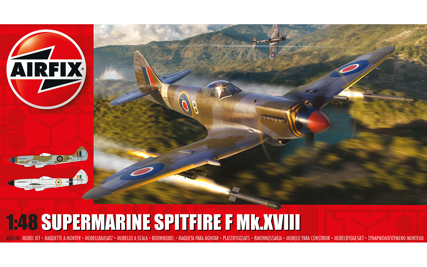 Airfix 1:48 Supermarine Spitfire 3点セット Amazon.com: Airfix Model Airplane Kit Gift Set - A05126A