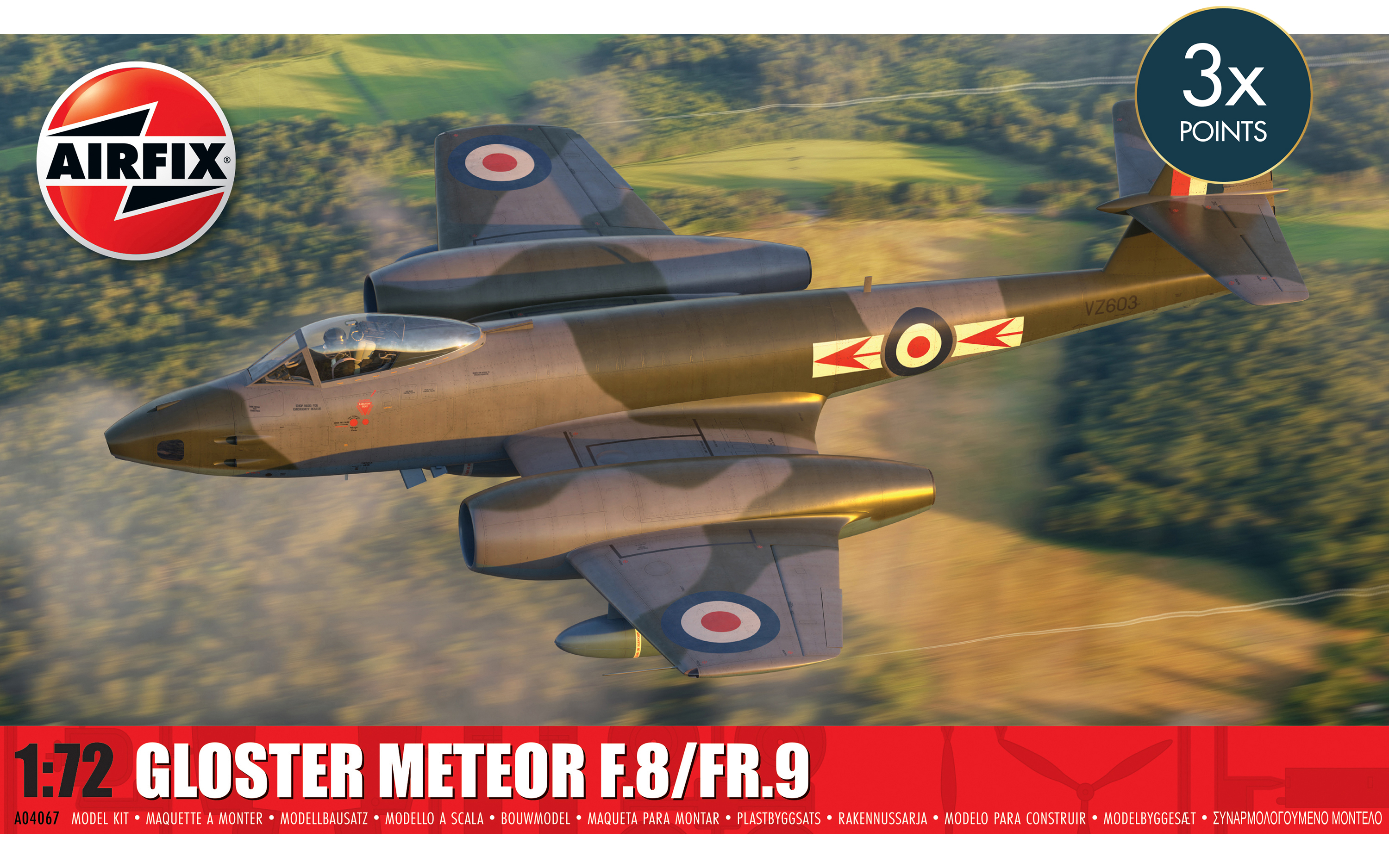 A04067 Gloster Meteor F.8/FR.9