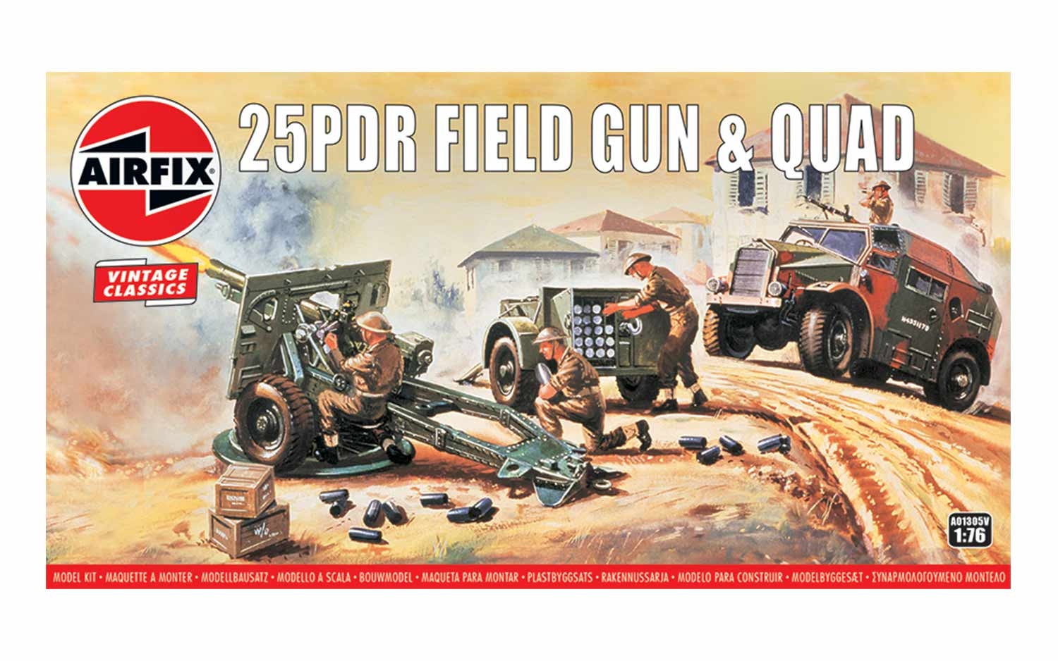 25PDR Field Gun & Quad