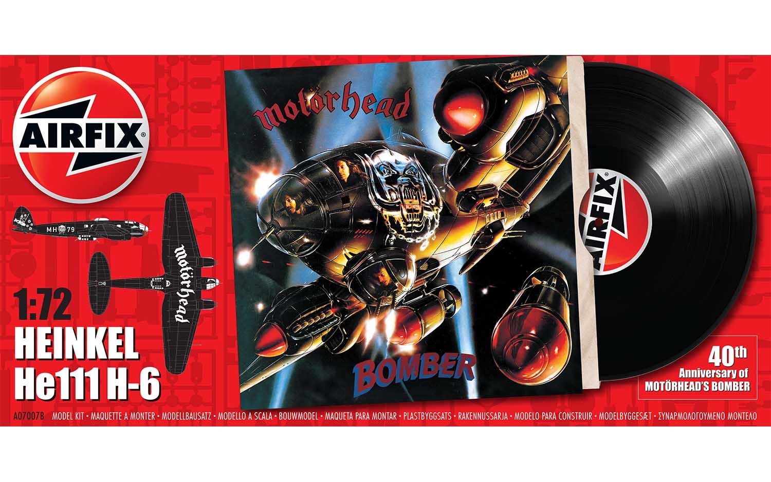 A07007B Airfix | Heinkel He111 H-6 Motörhead 'Bomber'Â Special