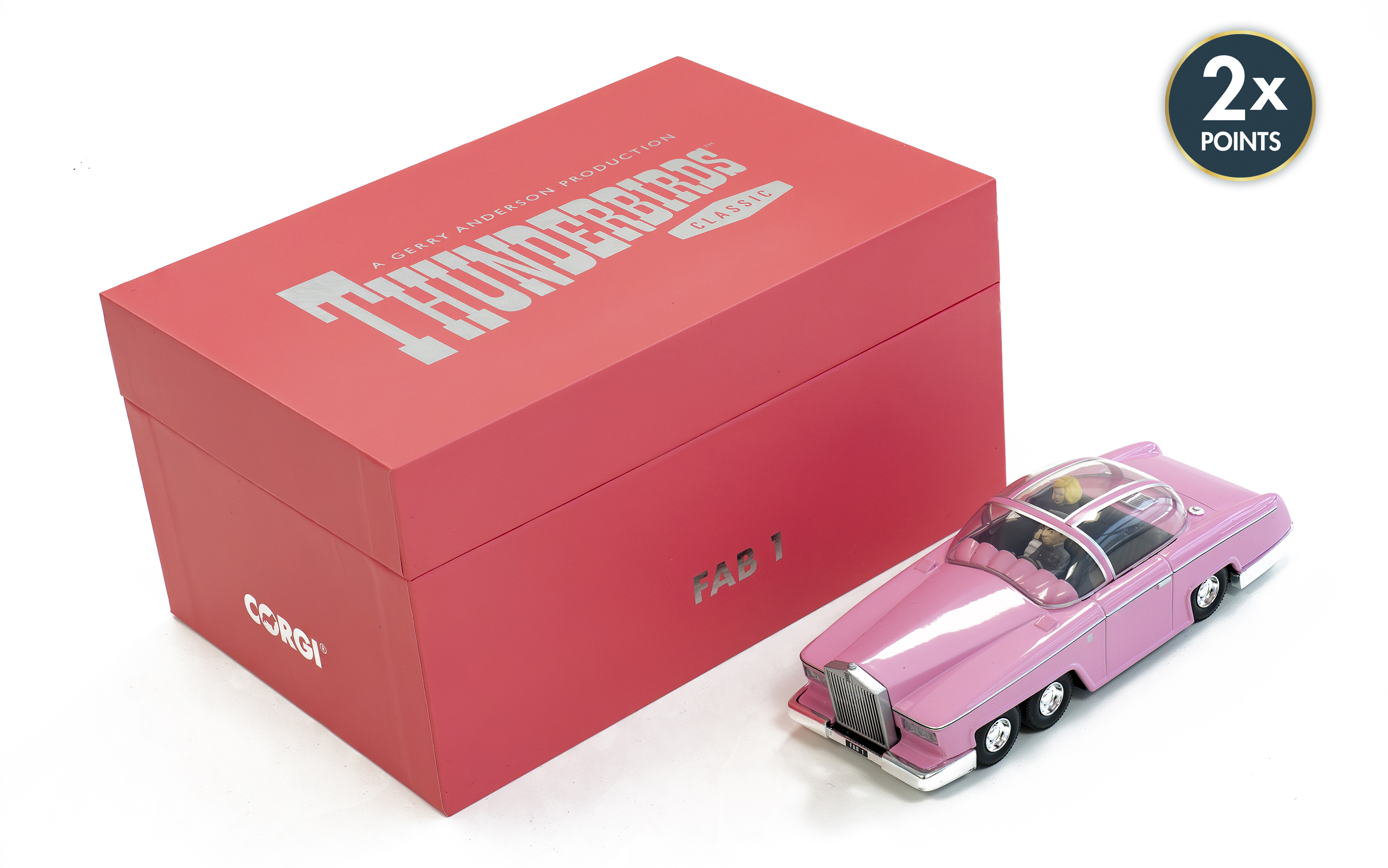 THUNDERBIRDS Vol.2 ミニカーセット (FAB1) Thunderbirds FAB1 Die-Cast