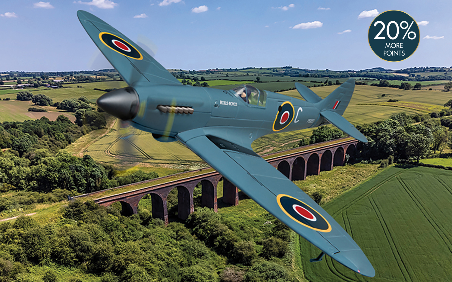 Avion Spitfire Modèle Réduit 1/72 Corgi – Supermarine Spitfire PR. XIX – édition Rolls Royce Heritage