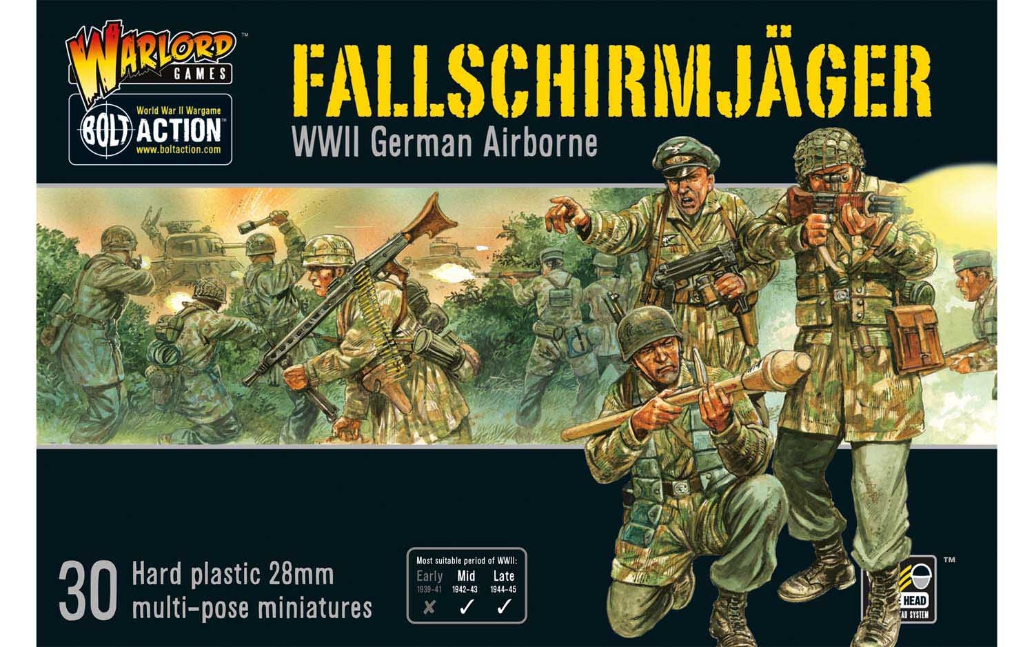 German Fallschermjager soldiers 1:35 scale