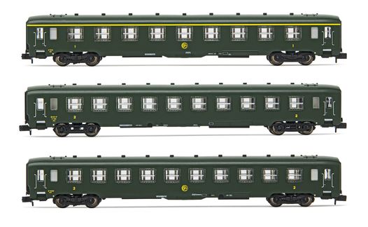 HN4341 DB/CIWL, 2-unit set of T2 sleeping coaches, period IV