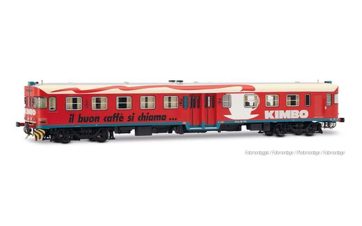 FS, diesel railcar ALn 668 3300 series, "KIMBO" red livery