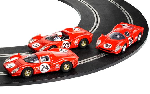 Scalextric Sport 1:32 Figure-Of-Eight Layout Set + Le Mans Ginetta Cars  DIGITAL