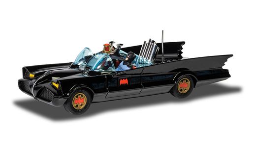 Batmobile with Batman and Robin