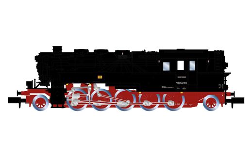 DR, steam locomotive 95 0024, oil-fired, with modernized sand box, ep. IV, with sound decoder