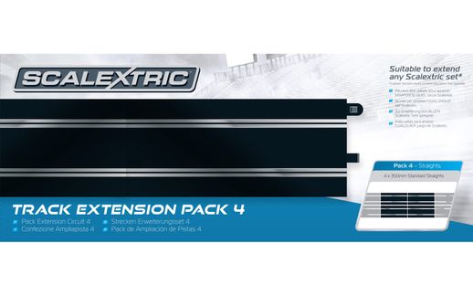 contenant 8x tangentes Scalextric Standard Droite Extension Pack contenant 8x tangentes Scalextric Standard Droite Extension Pack