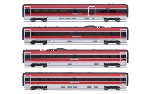 FS Trenitalia, 4-unit intermediate coaches set of the high-speed train "Frecciarossa 1000", " Le plaisir d'un voyage nouveau" advertising, ep. VI