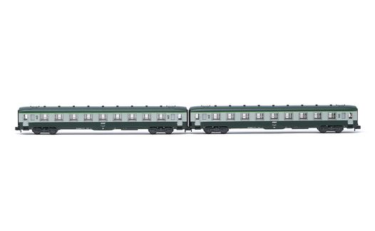 Passenger Coaches SNCF　4両セット MOC-97676 German National Railway 4-Axle Reko Coach Model