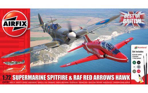 a50187 1 best of british spitfire+hawk giftset pack