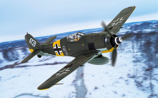 Focke Wulf Fw 190A-8 'Black 1' - 2./JG54. - W.Nr Oberleutnant Otto Kittel