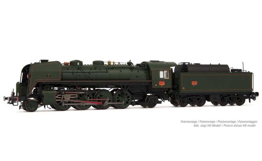 arnold hn2449 steam locomotive & tender renfe 141f-2332 mikado epoch 111 