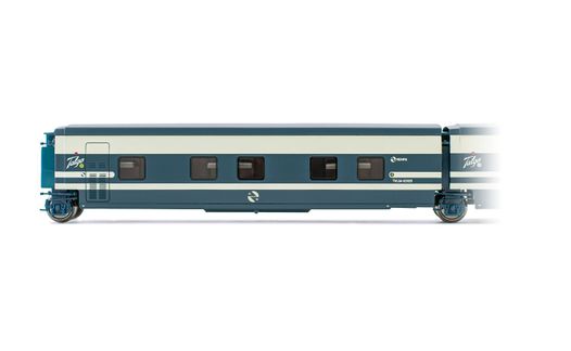 E3283 Electrotren (H0 1:87) RENFE, Talgo Pendular, restaurant coach in  original blue/beige livery, period IV