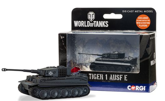 World of Tanks WWII 1:72 Metal Model German Heavy Tank TIGER with Stand 