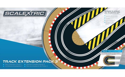 Scalextric C8511 Track Extension Pack 1x Leap Ramp Up and Ramp Down 2 Straight 