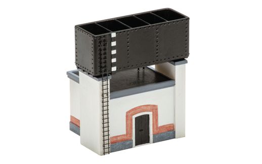 (H0 1:87) Water Tank with small depot below