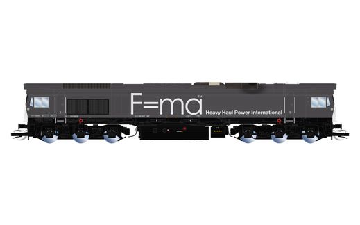 Heavy Haul Power, diesel-electric locomotive class 66, grey livery, ep. VI