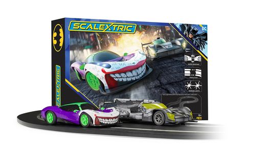 Scalextric Batman vs Joker 'The Battle of Arkham' Race Set