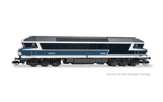 SNCF, 6-axle diesel locomotive CC 72034, original livery