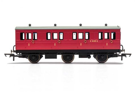 BR, 6 Wheel Coach, 1st Class, Fitted Lights, E41373 - Era 4 BR, 6 Wheel Coach, 1st Class, Fitted Lights, E41373 - Era 4