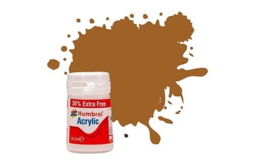 Acrylic Paint: 12 - Copper - Metallic - (14ml + 30% Extra Free Pot)