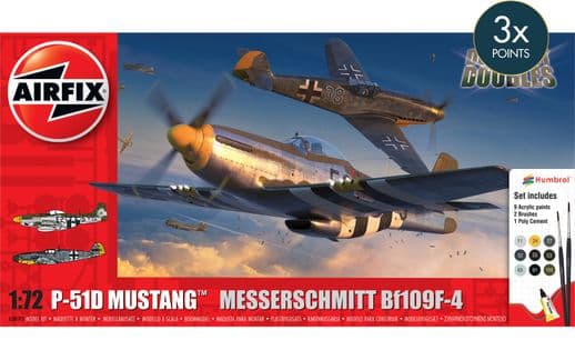 P-51D Mustang vs Bf109F-4 Dogfight Double