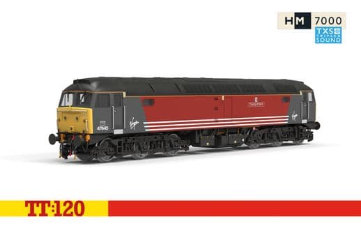 Virgin Trains - Red - Class 47 - 47845 'County of Kent' (DCC Sound Fitted)