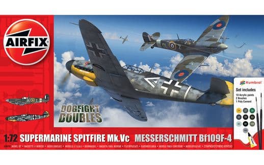 Supermarine Spitfire Mk.Vc vs Bf109F-4 Dogfight Double
