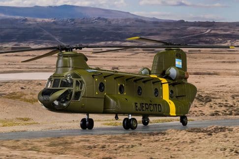 Boeing CH-47C Chinook – Argentine Army – Captured by British Army