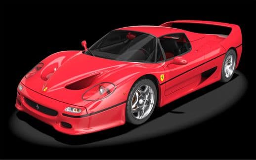 Ferrari F50 - Rosso Corsa - 1:8 Scale Kit