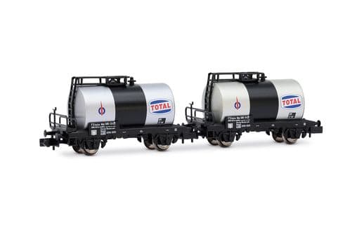 FS, 2-unit pack of 2-axle tank wagons “Total”