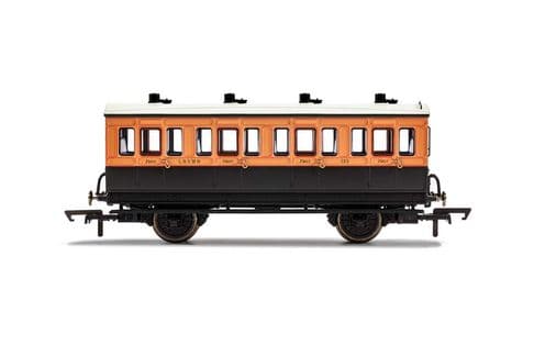 LSWR, 4 Wheel Coach, 1st Class, 123 - Era 2