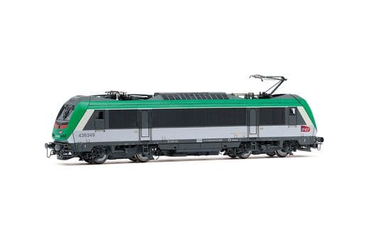 SNCF, electric locomotive 436300 FRET green/grey, with SCMT for Italy