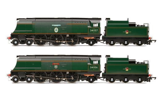 BR - Battle of Britain Class - 34057 'Biggin Hill' &amp; BR - West Country - 34006 'Bude' - Train Pack