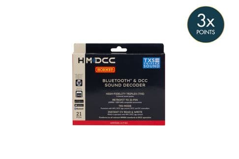 HM7000-21TXS: Bluetooth® &amp; DCC Sound Decoder (21-pin)