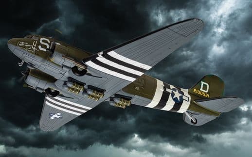 Douglas C-47A Skytrain, 'Night Fright',  5th/6th June 1944