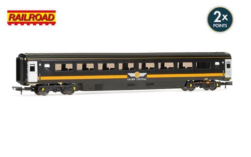 RailRoad Grand Central Rail, Mk3 Trailer Standard Open, 42401 - Era 10