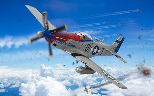 North American P-51D Mustang 'Jersey Jerk' - 356th USAAF  - Major Donald Strait