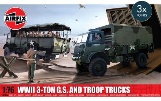 WWII 3-Ton G.S. and Troop Trucks