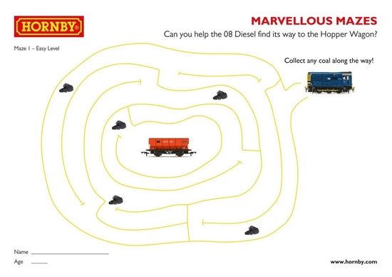 Marvellous Maze Card 1