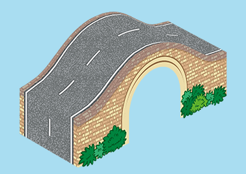 PLAYTRAINS Print and Stick BRIDGE 360x255