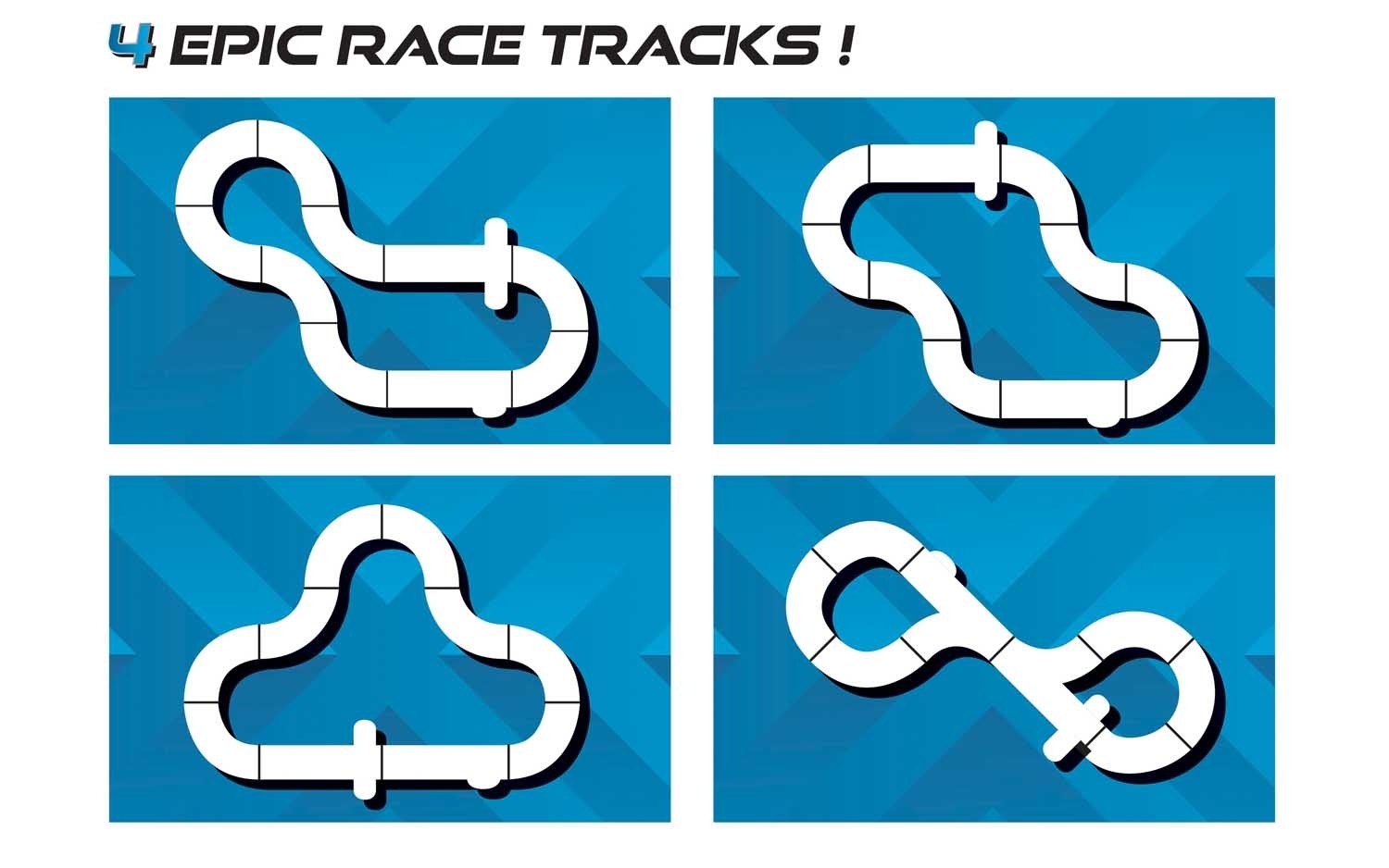 Scalextric Ginetta Racers LMP Cars 1:32 Scale Slot Car Race Set C1412T 