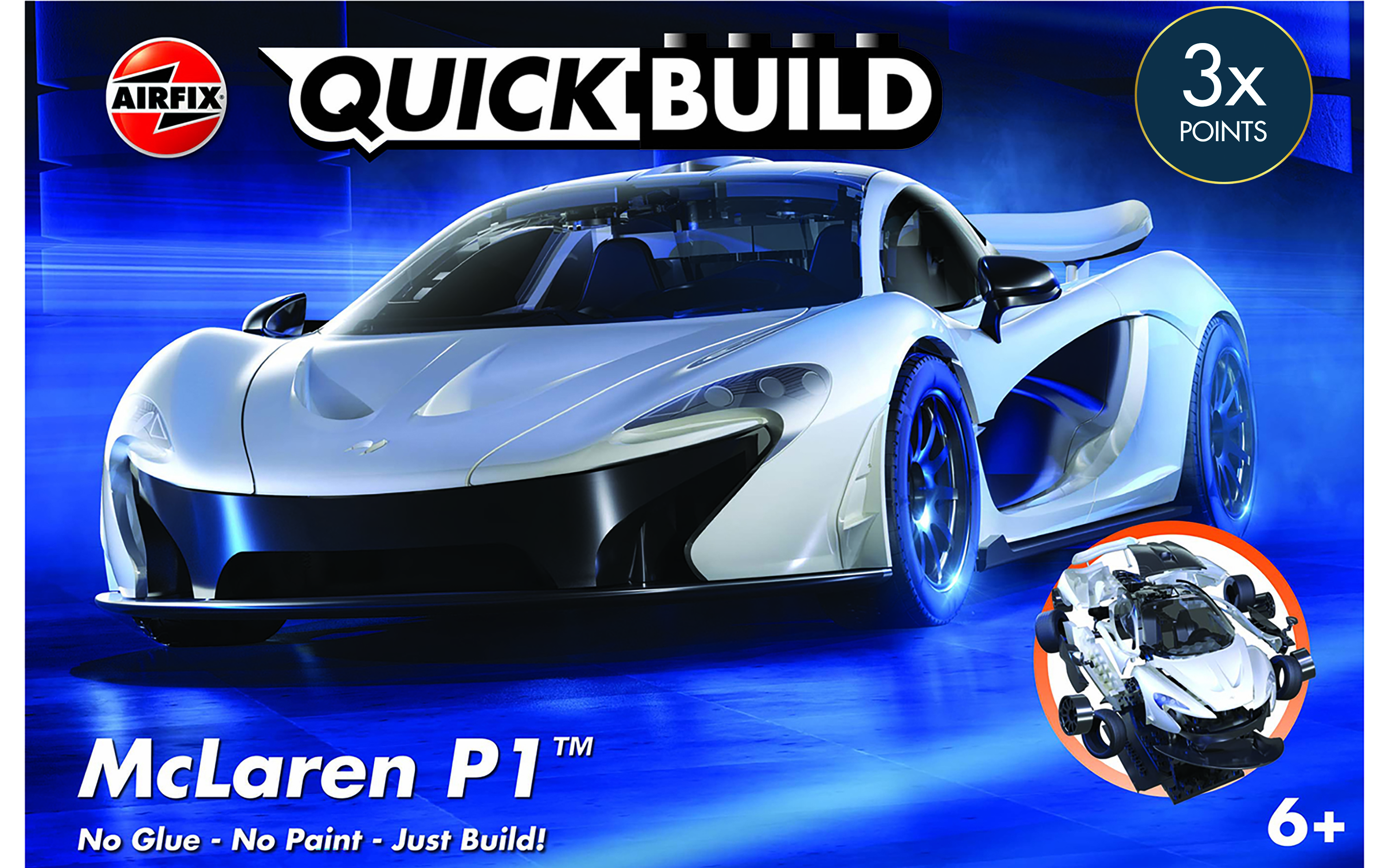 p1 シグニチャーモデル J6028 QUICKBUILD McLaren P1 - White