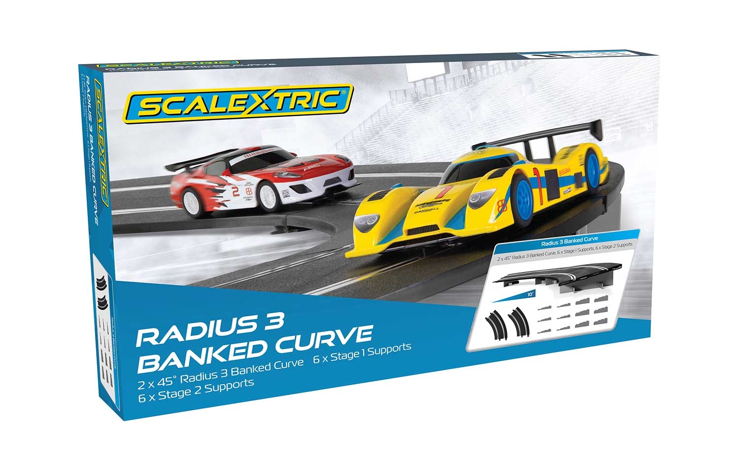 Scalextric Sport  Radius 2 Curves 90 Deg x 2