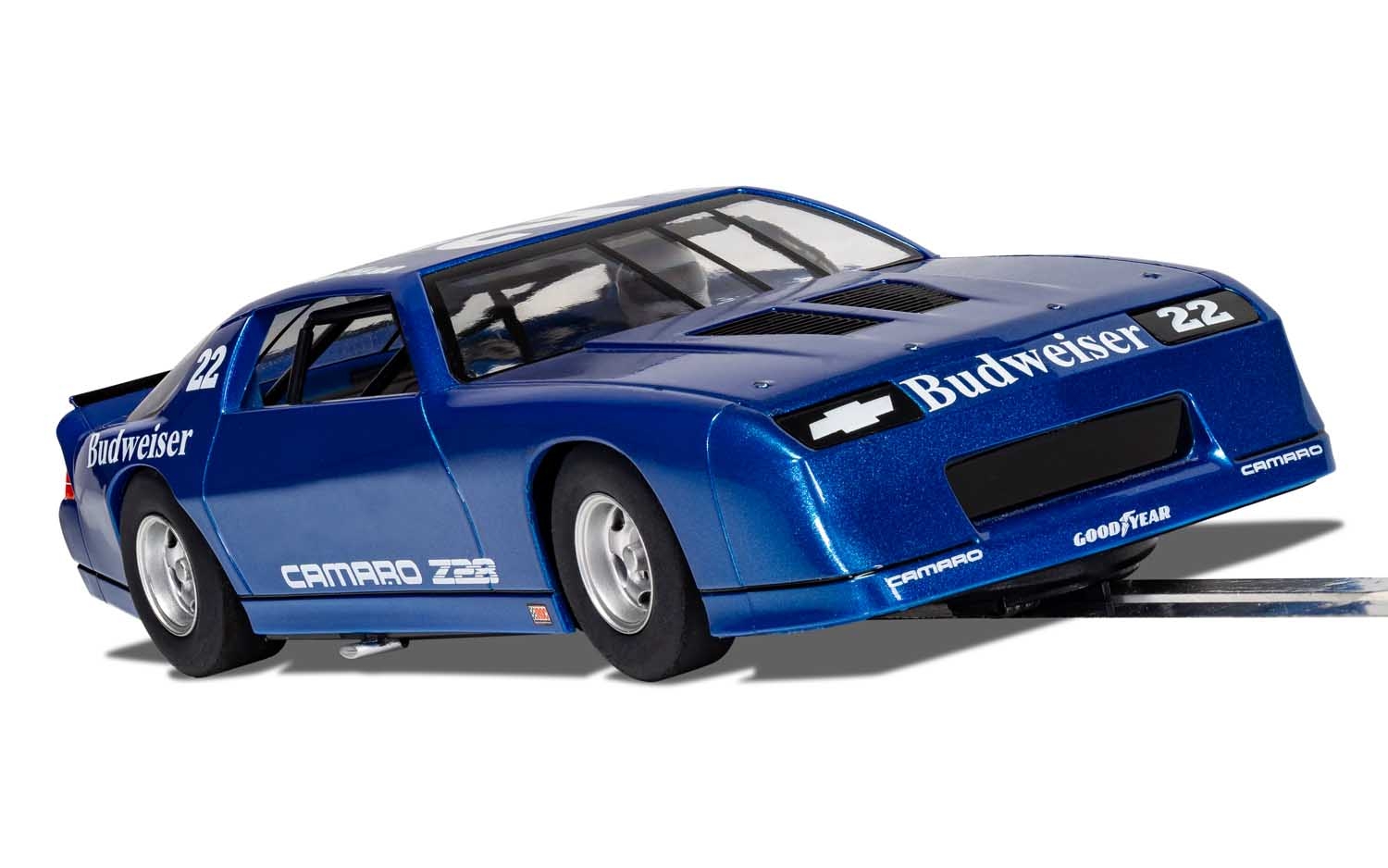 1/32 scale slot car decals for the Scalextric IROC Camaro 