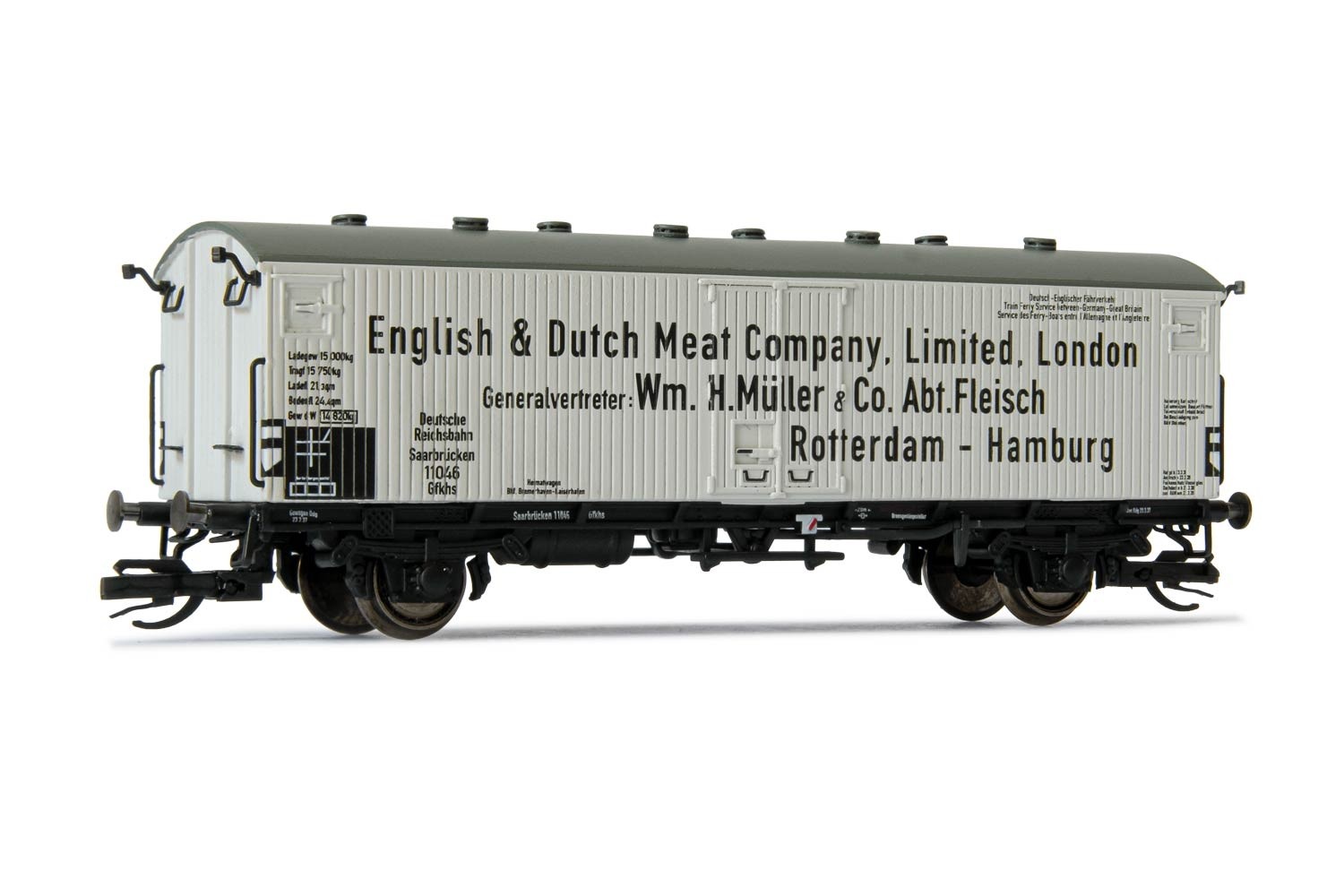 HN9722 Arnold (TT 1:120) DRG, 2-axle ferryboat refrigerated