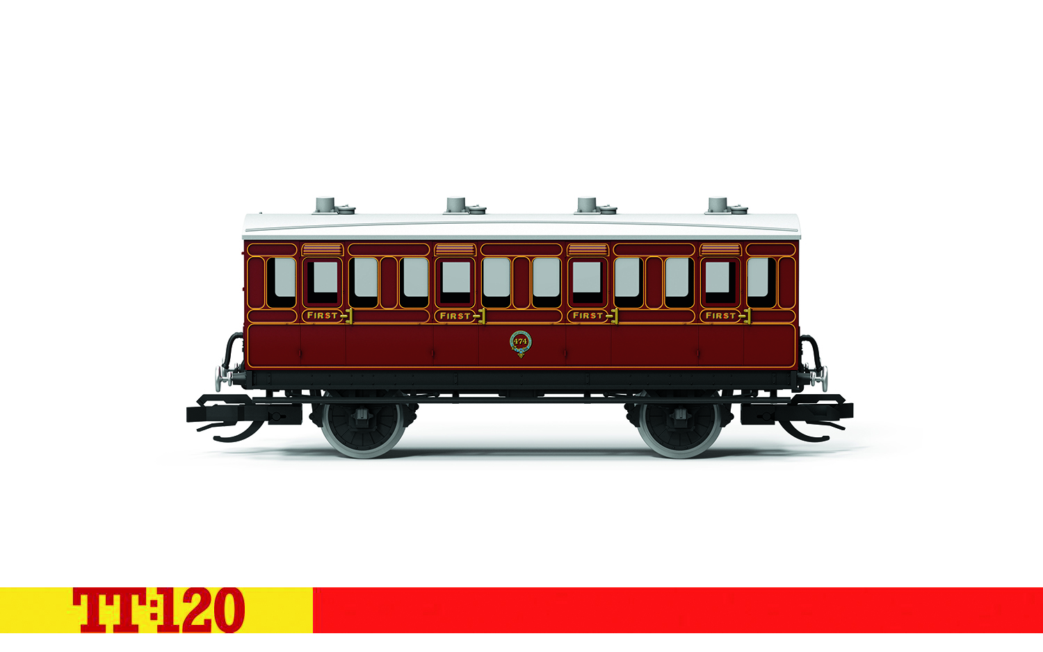 TT4055 LB&SCR - 4 Wheel - '474' - First Class Coach