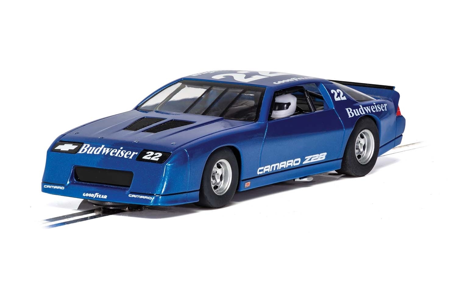 厳選スロットカー　Scalextric CAMARO:used C4145 Chevrolet Camaro IROC-Z - Blue